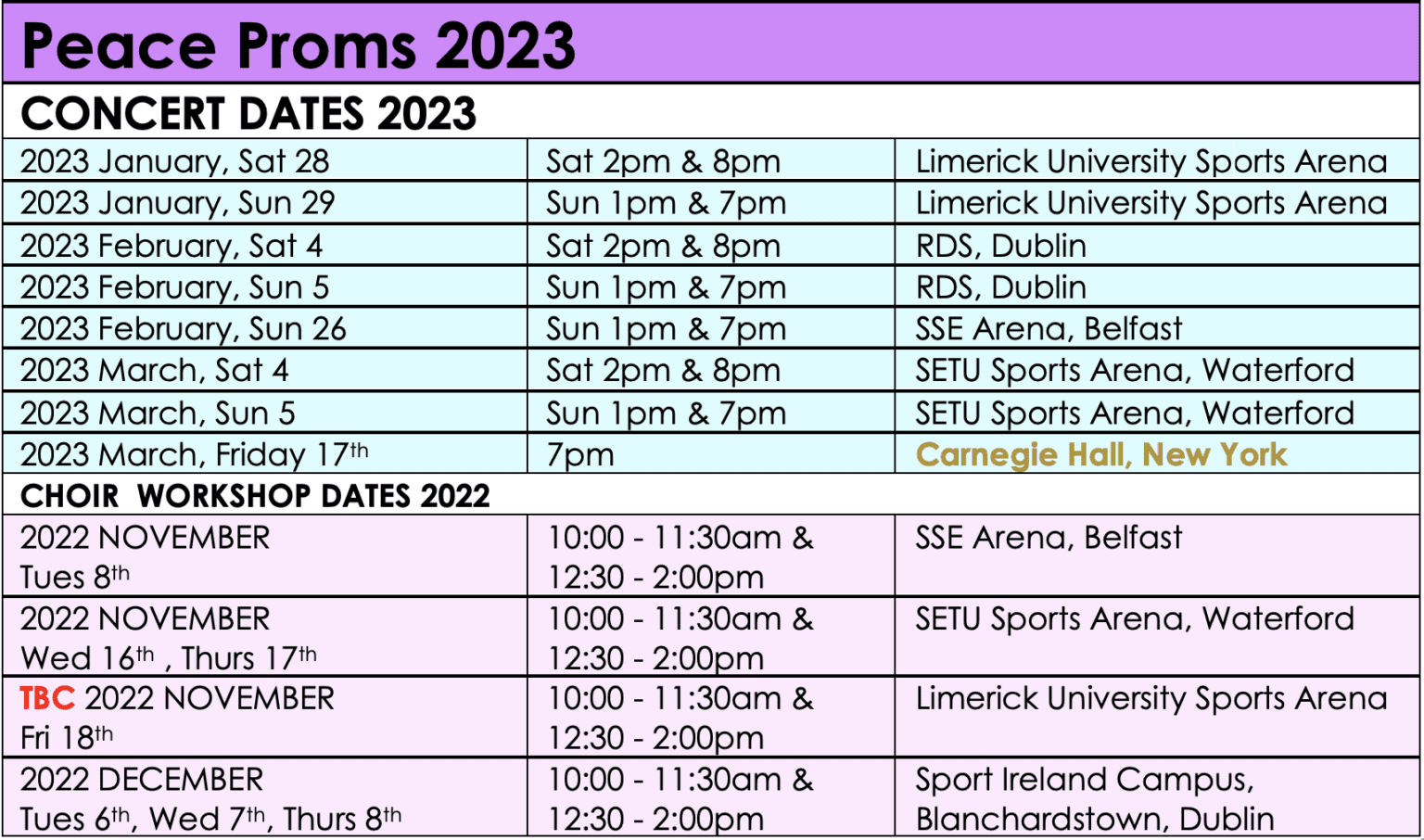 Peace Proms 2023 – Registration closing date: Friday 9th September – Cross Border Orchestra of